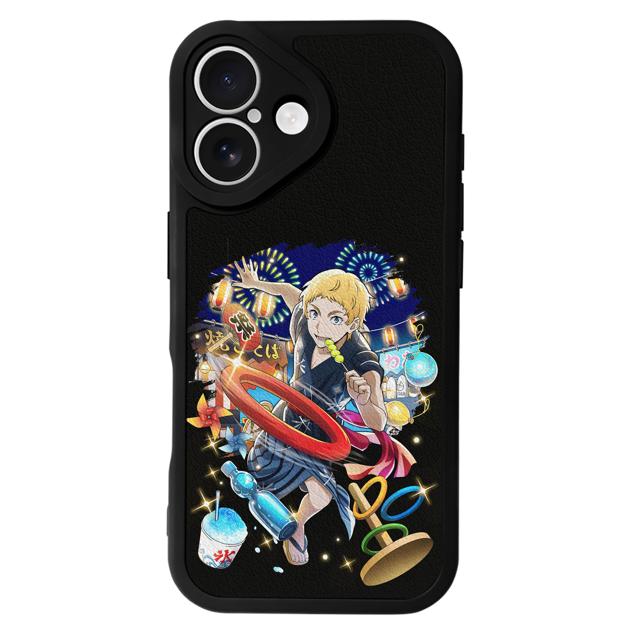 （画像用） 文豪ストレイドッグス Bungo Stray Dogs 【iPhone 16シリーズ対応】シリコンスマホケース（レザー調） 材質：シリコン